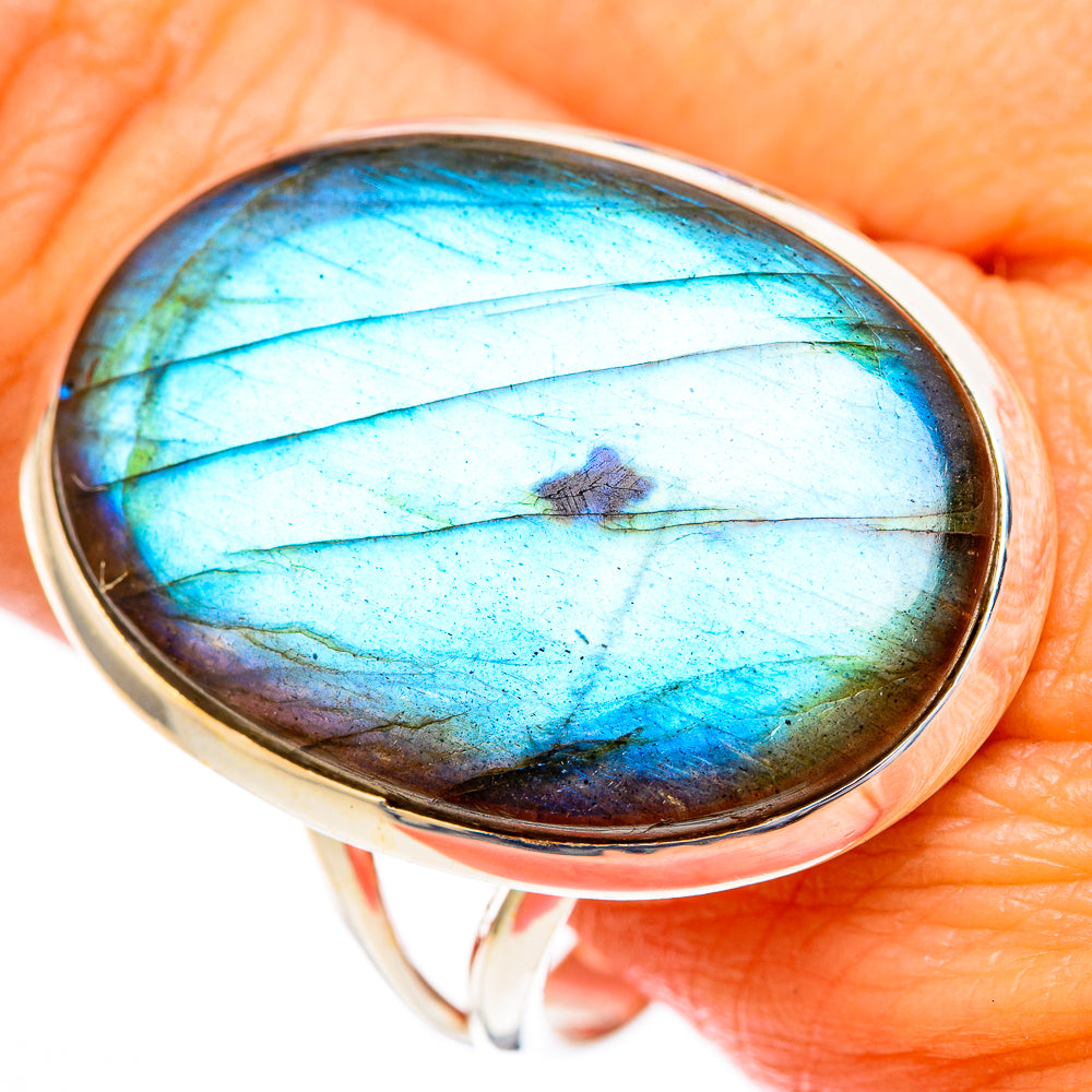 Labradorite Rings handcrafted by Anasilvercos - RING116715
