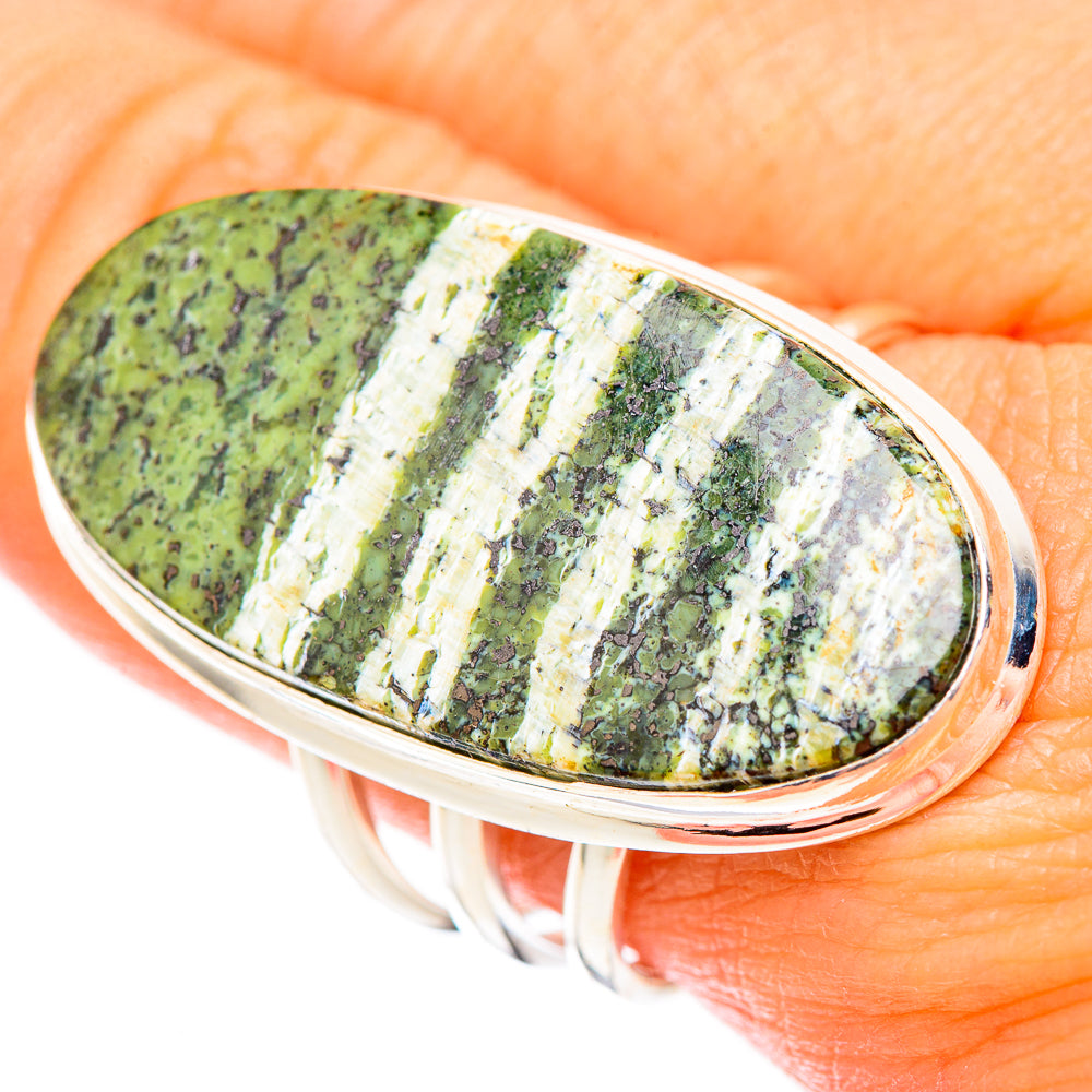 Green Swiss Opal Rings handcrafted by Anasilvercos - RING116721