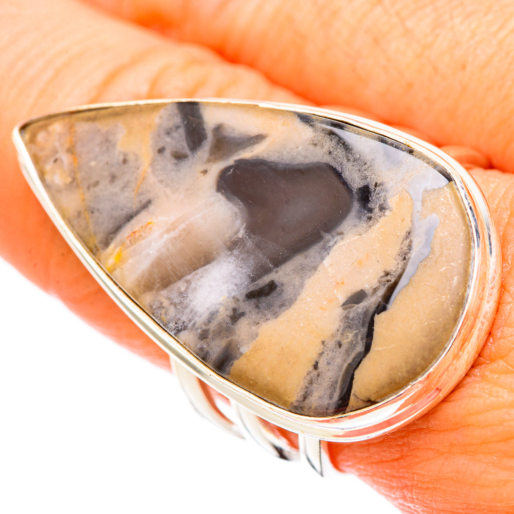 Tiger Dendrite Agate Rings handcrafted by Anasilvercos - RING116723