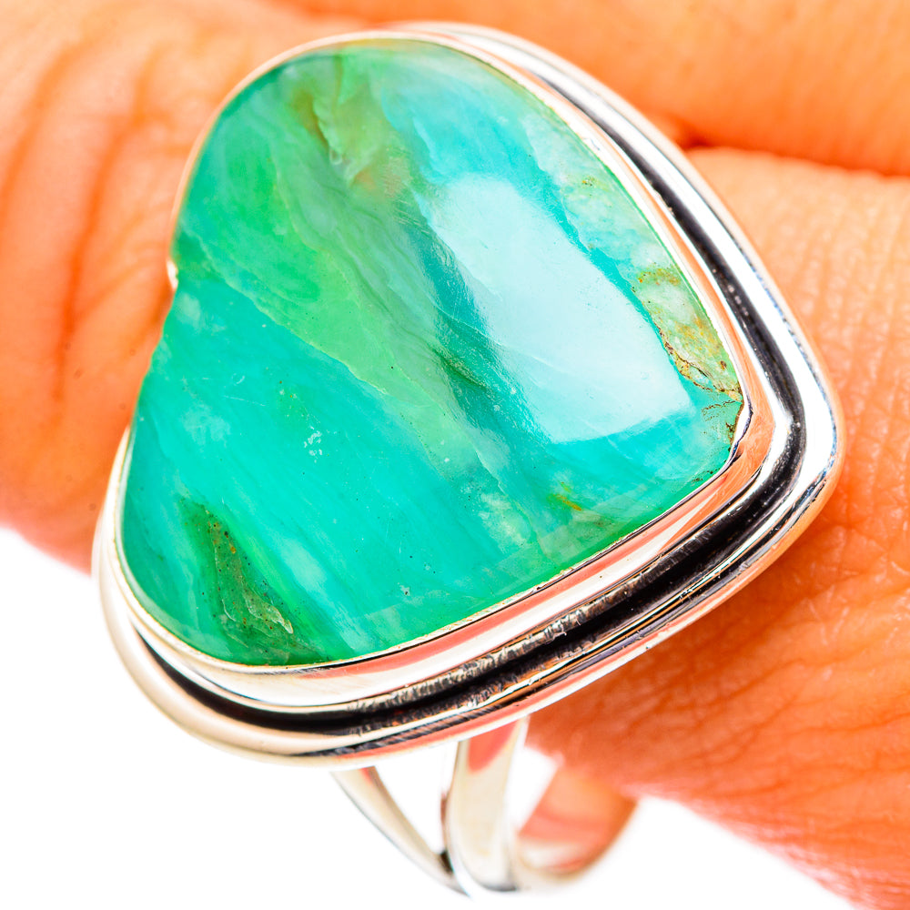 Peruvian Opal Rings handcrafted by Anasilvercos - RING116735