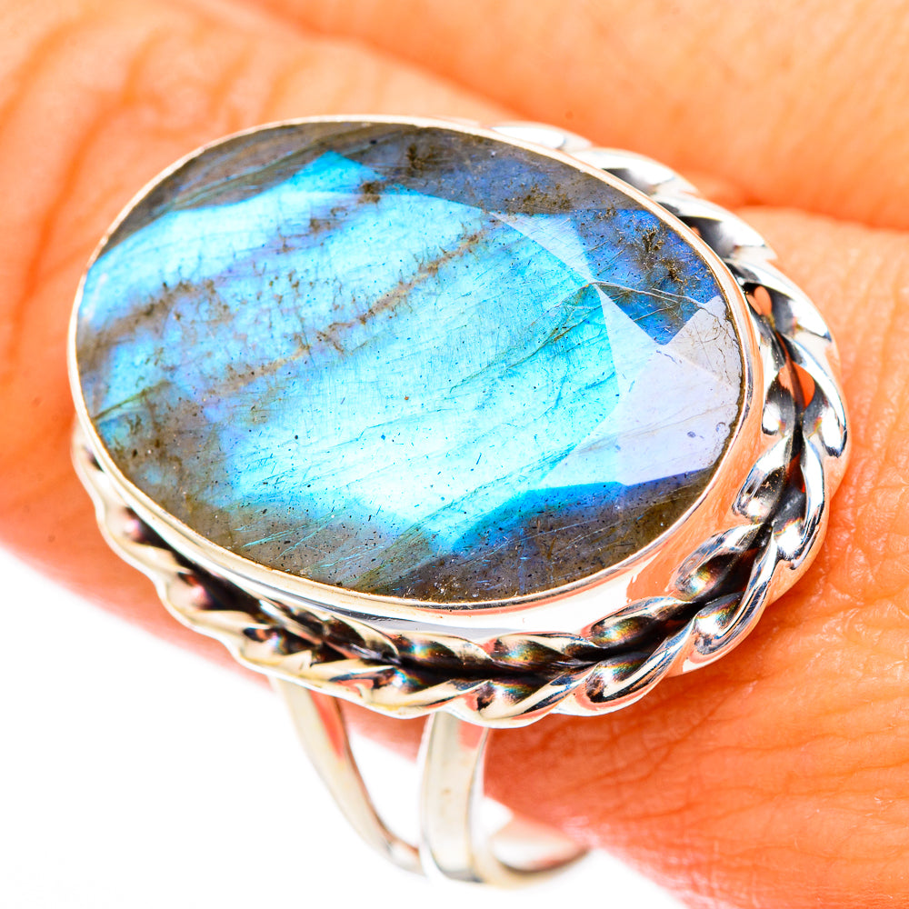 Labradorite Rings handcrafted by Anasilvercos - RING116738
