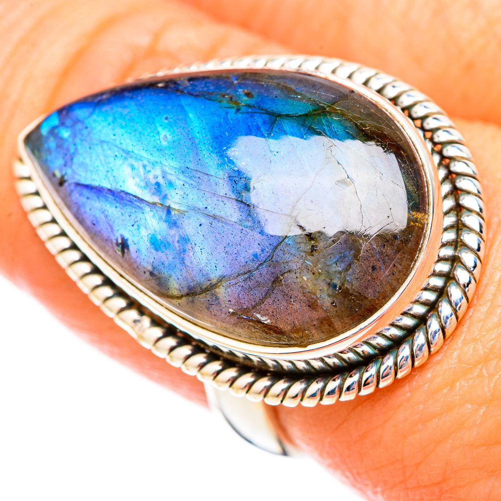 Labradorite Rings handcrafted by Anasilvercos - RING116742