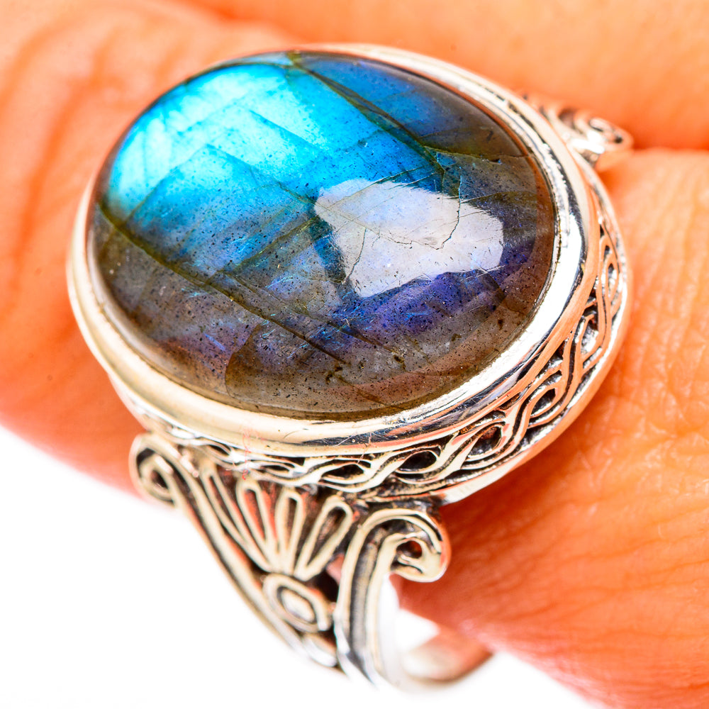 Labradorite Rings handcrafted by Anasilvercos - RING116773