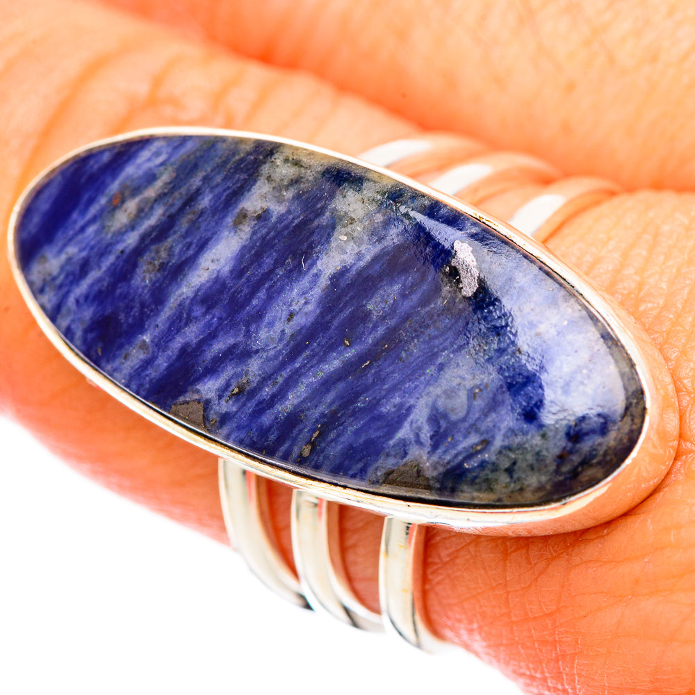 Sodalite Rings handcrafted by Anasilvercos - RING116774