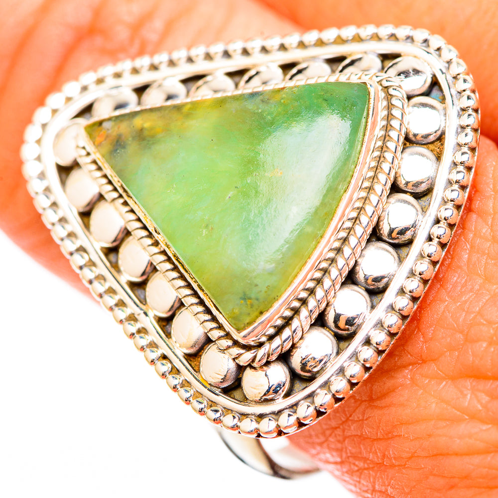 Peruvian Opal Rings handcrafted by Anasilvercos - RING116778