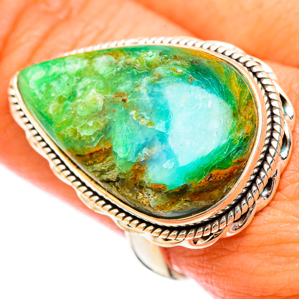 Peruvian Opal Rings handcrafted by Anasilvercos - RING116803