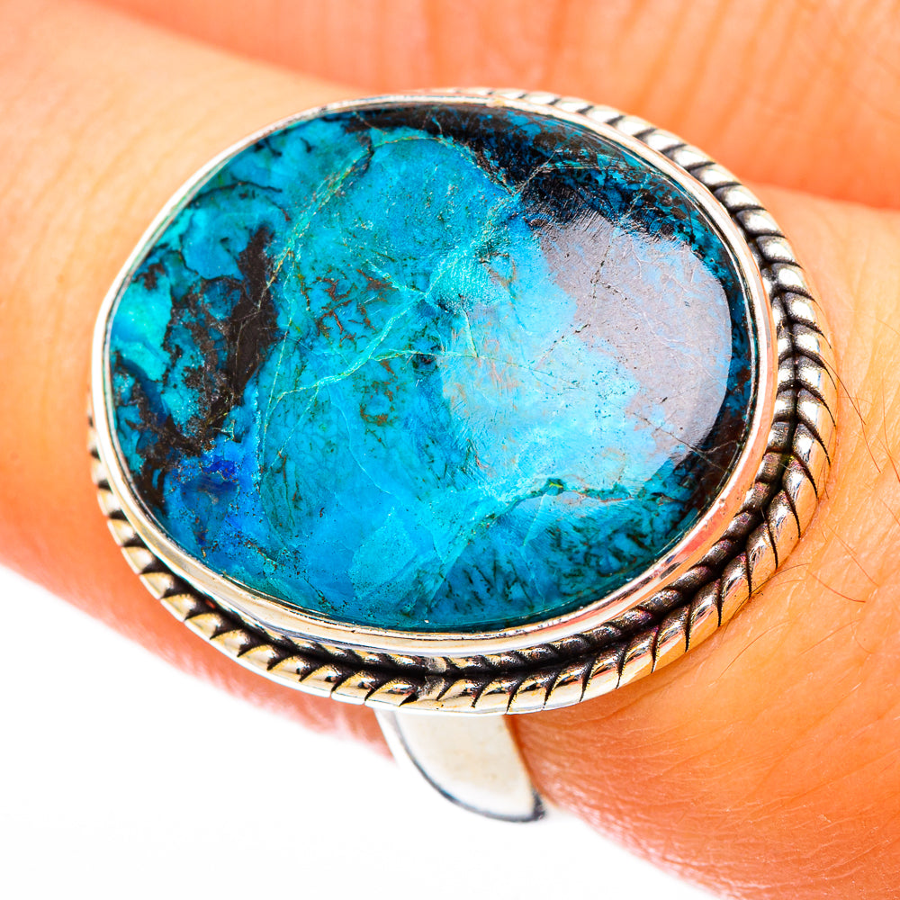 Shattuckite Rings handcrafted by Anasilvercos - RING116842