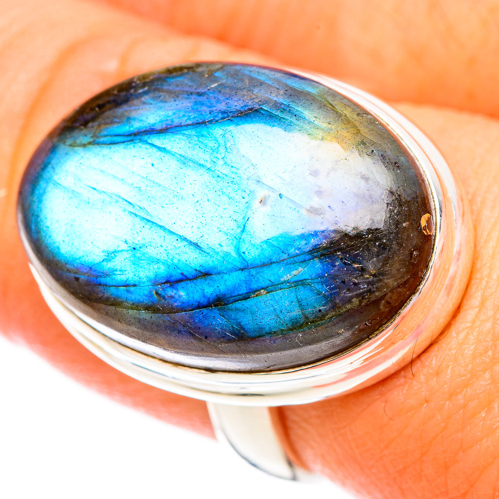 Labradorite Rings handcrafted by Anasilvercos - RING116843