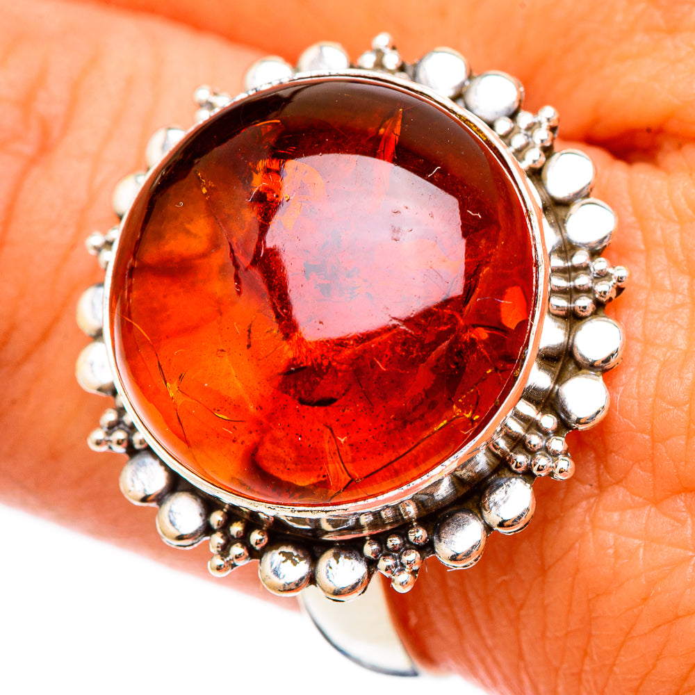Baltic Amber Rings handcrafted by Anasilvercos - RING116851