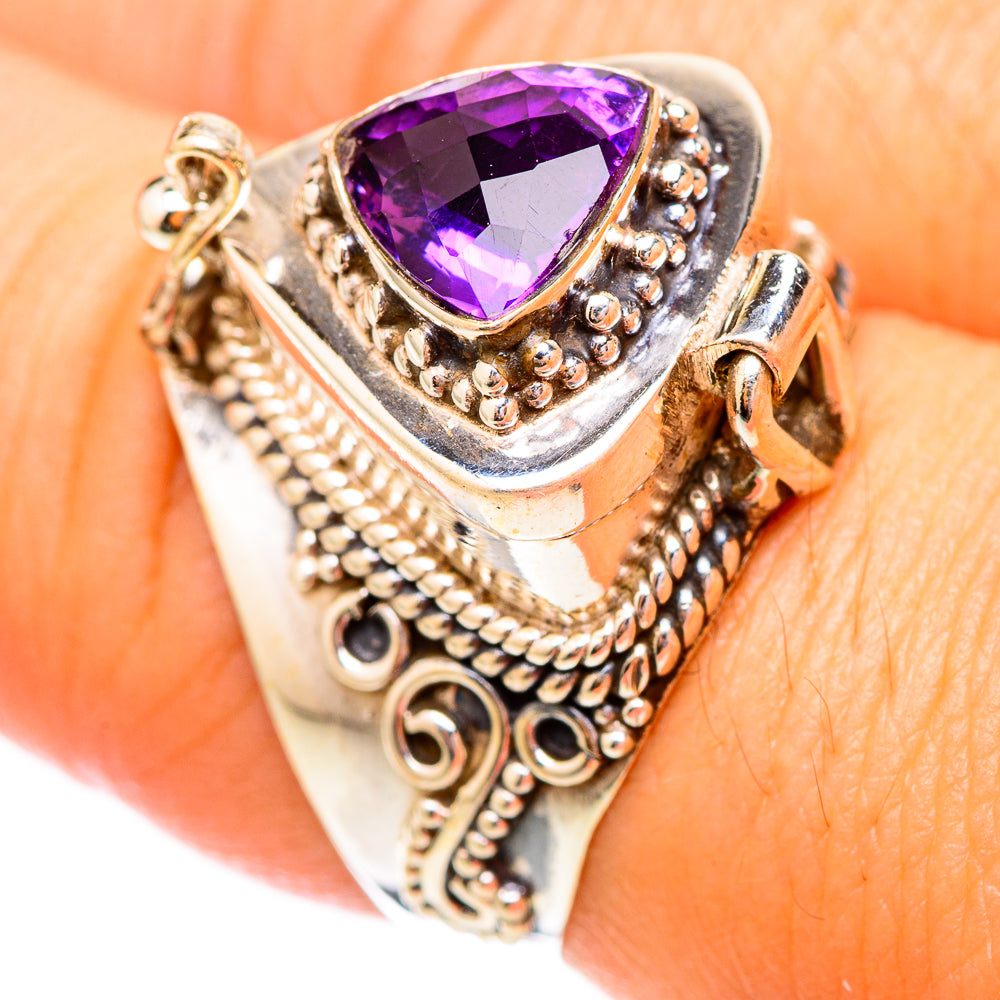Amethyst Rings handcrafted by Anasilvercos - RING116856