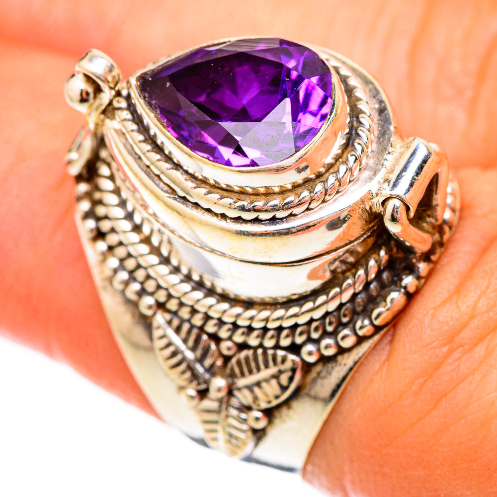 Amethyst Rings handcrafted by Anasilvercos - RING116857