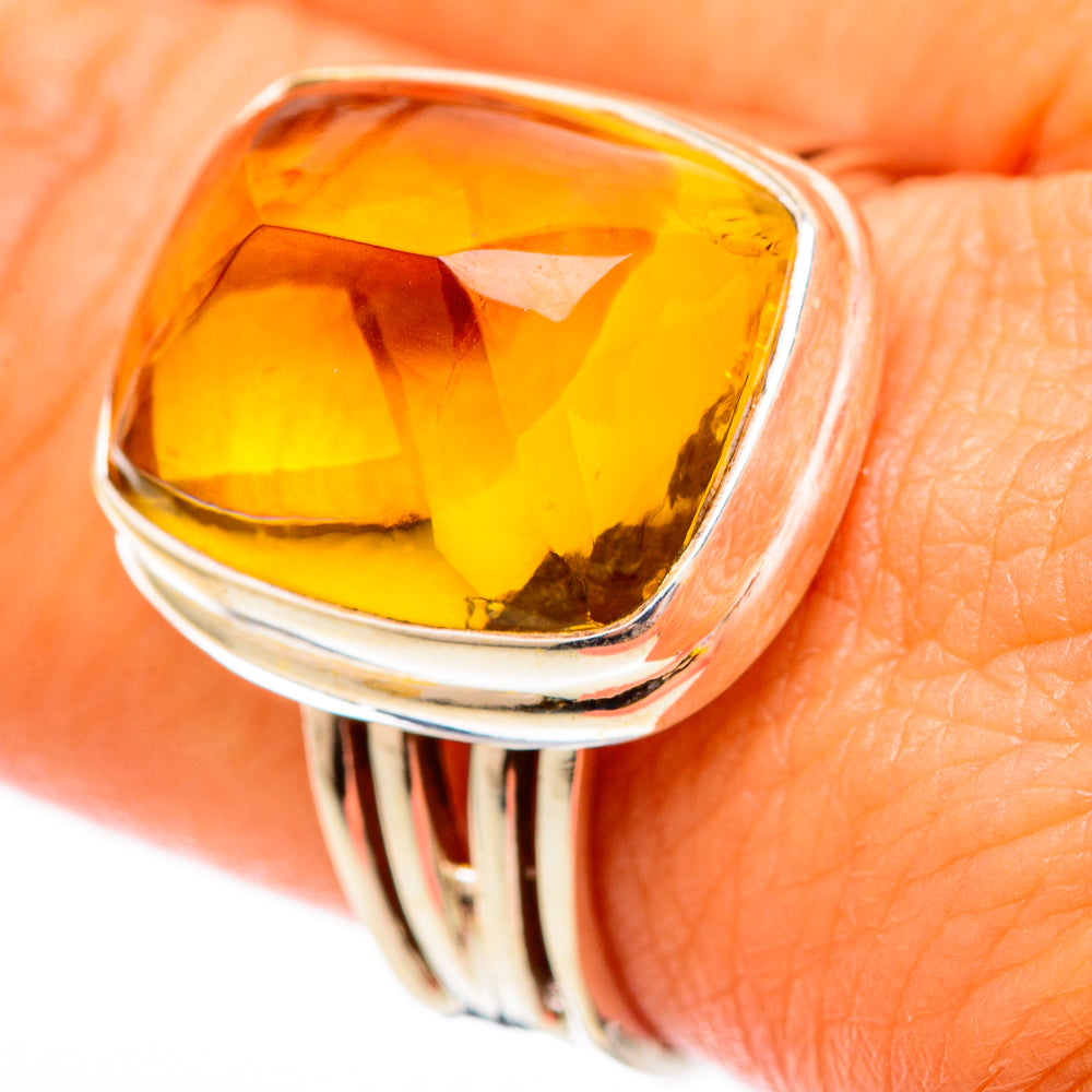 Citrine Rings handcrafted by Anasilvercos - RING116919