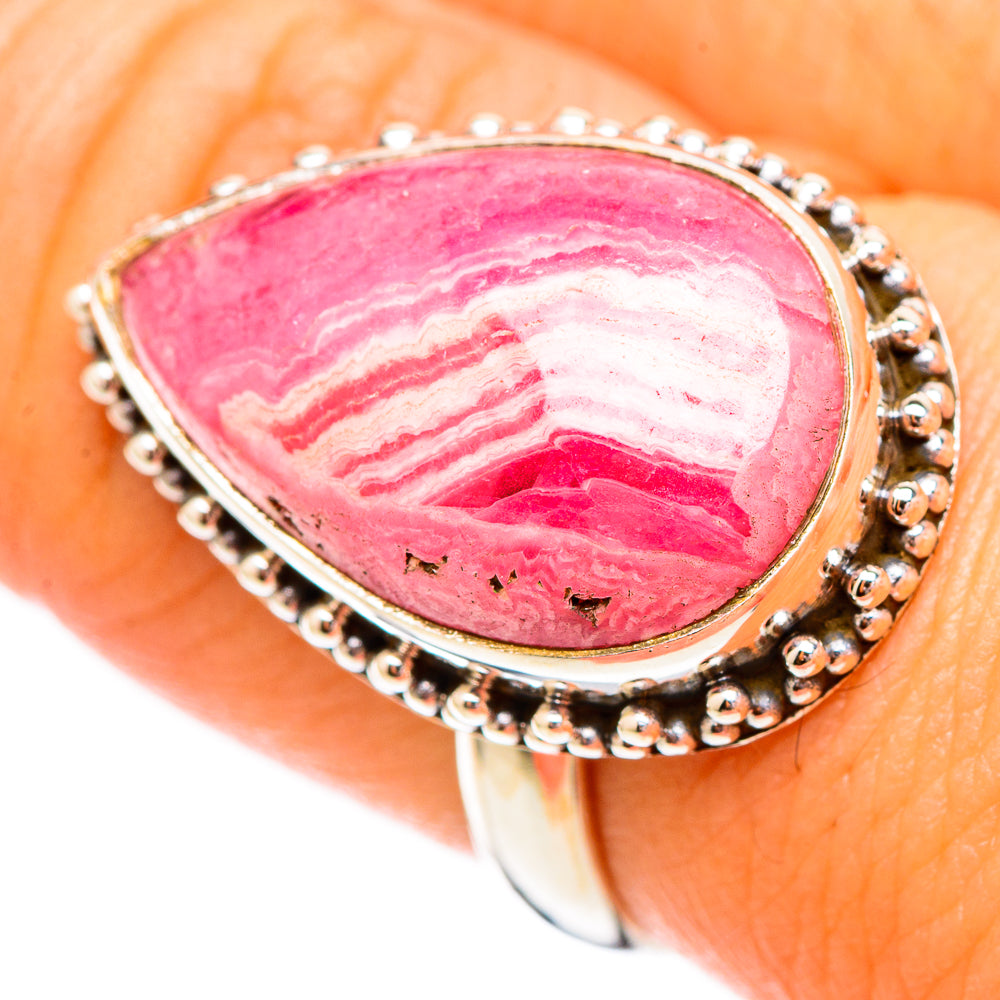 Rhodochrosite Rings handcrafted by Anasilvercos - RING116920
