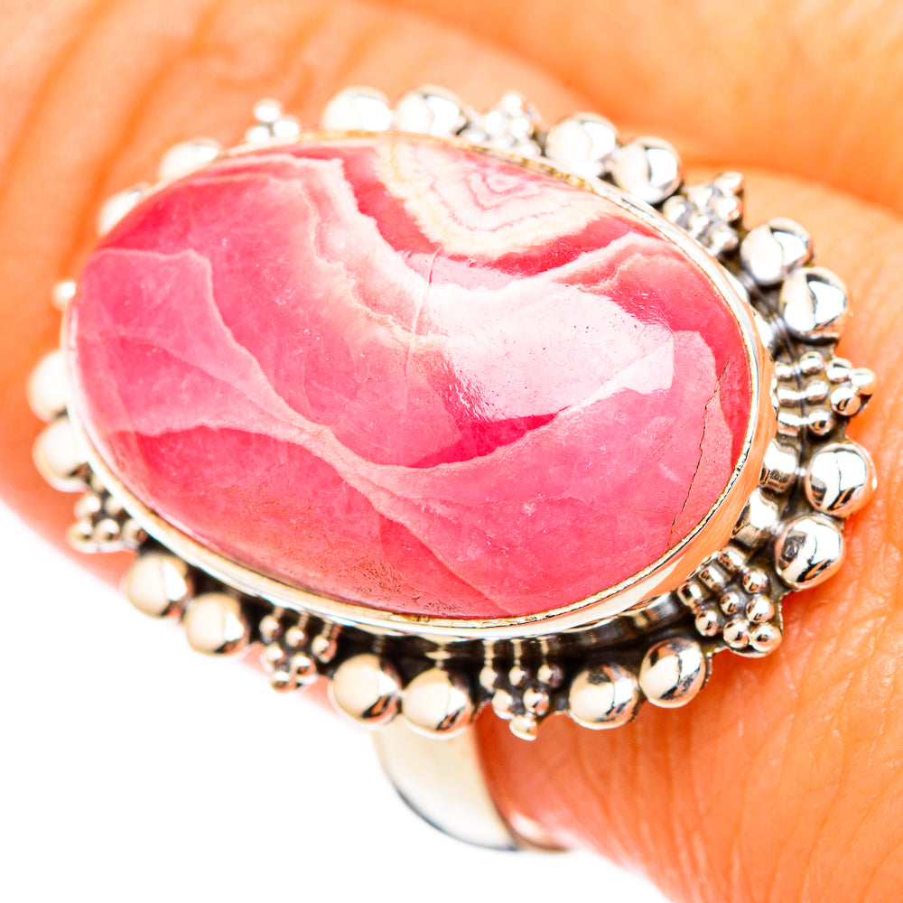 Rhodochrosite Rings handcrafted by Anasilvercos - RING116921