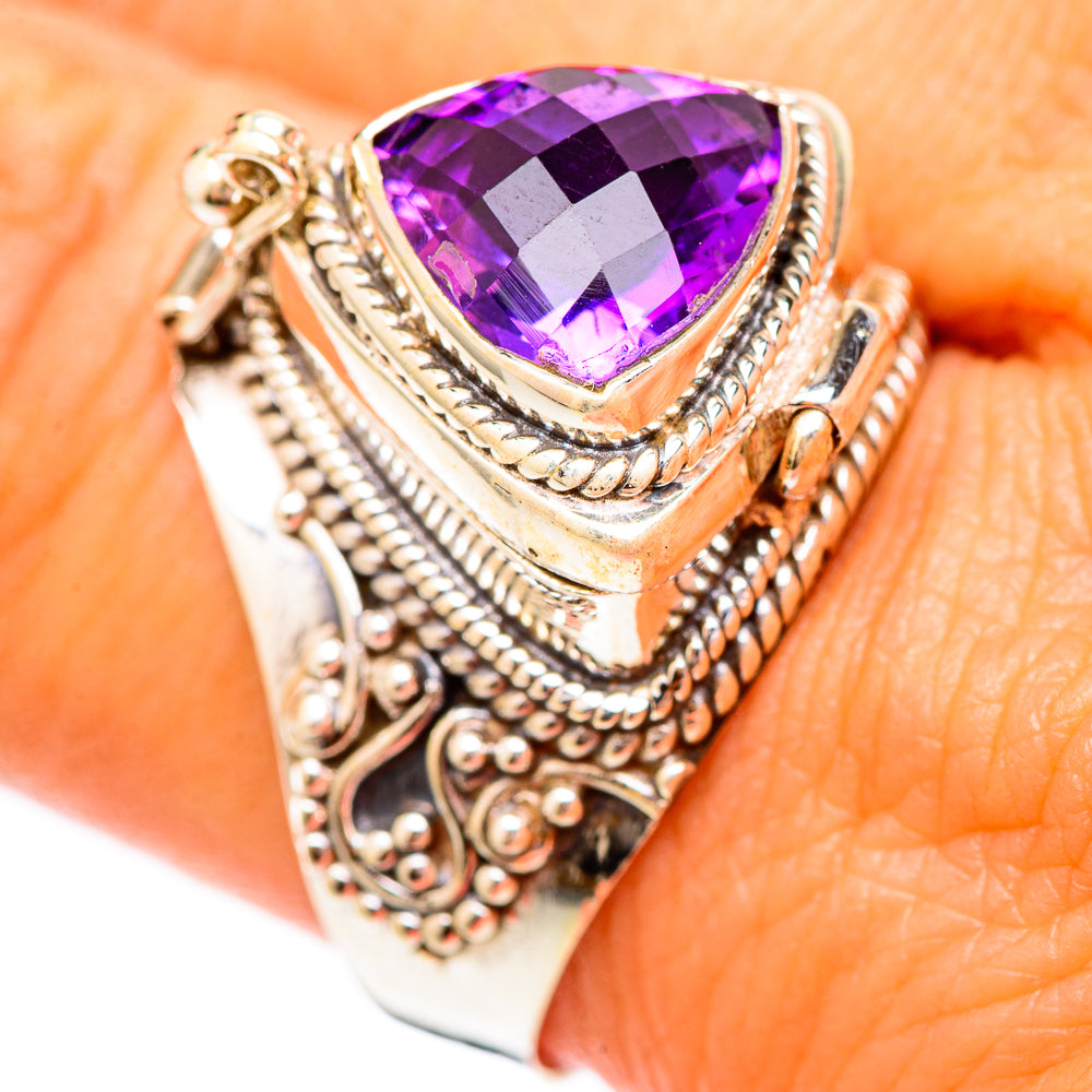 Amethyst Rings handcrafted by Anasilvercos - RING116924