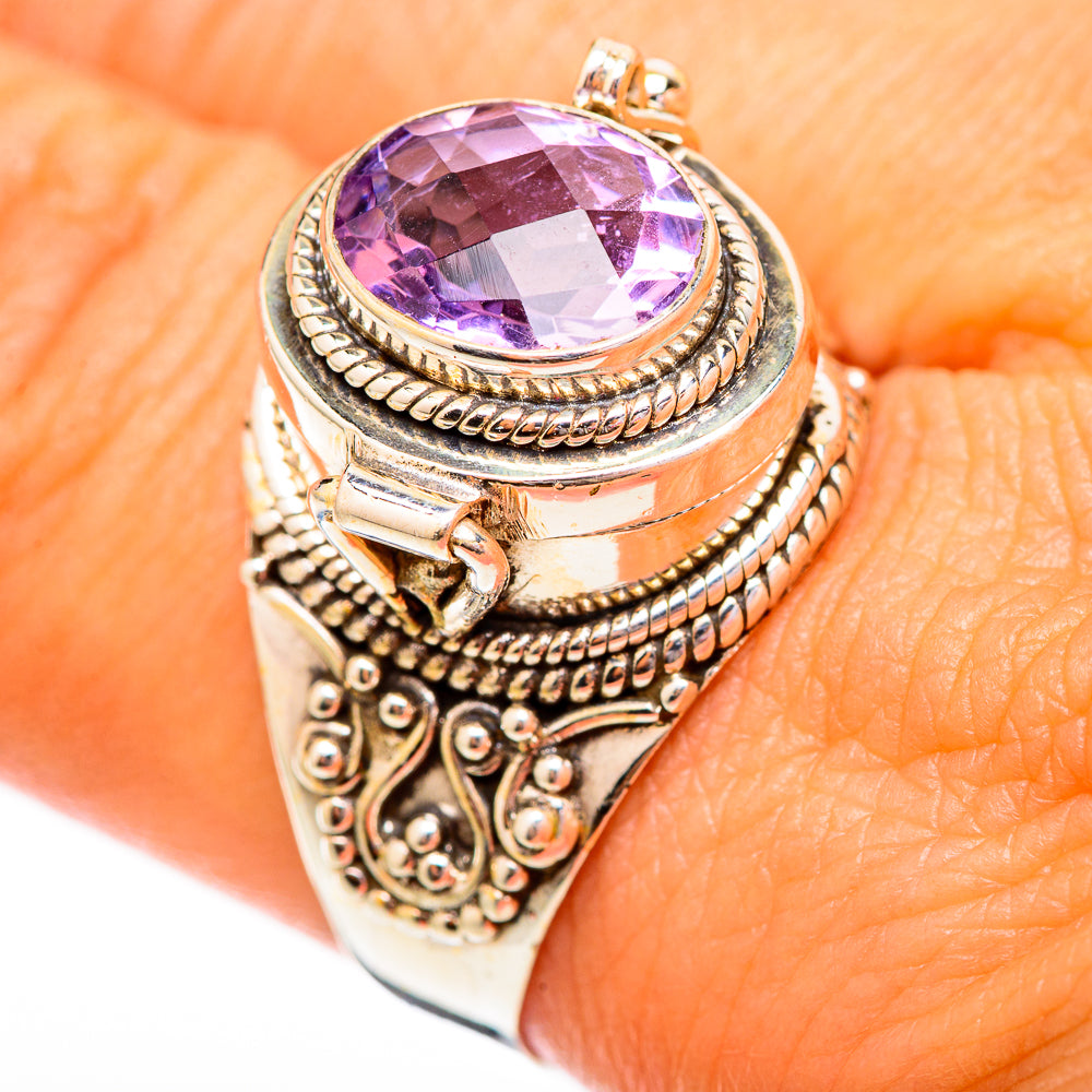 Amethyst Rings handcrafted by Anasilvercos - RING116925