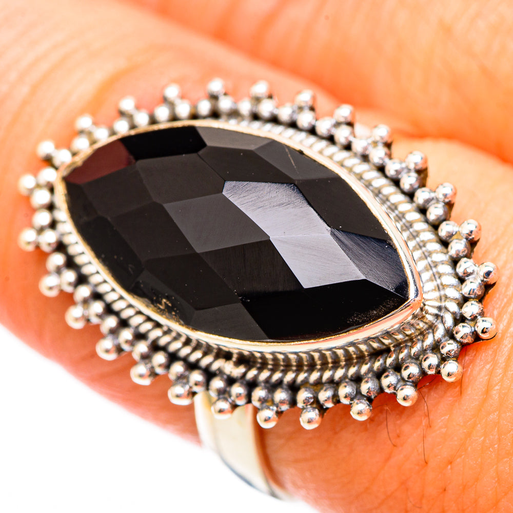 Black Onyx Rings handcrafted by Anasilvercos - RING116929