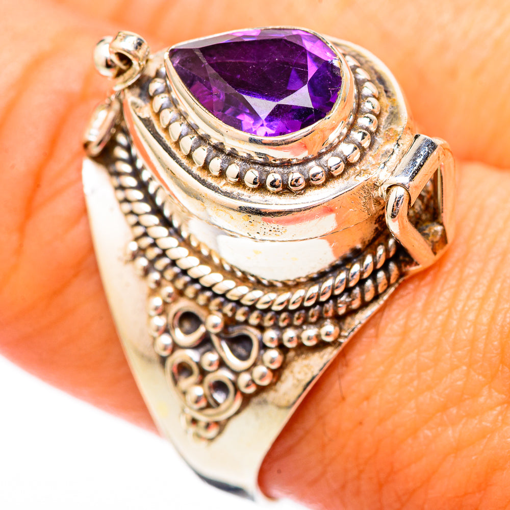 Amethyst Rings handcrafted by Anasilvercos - RING116957