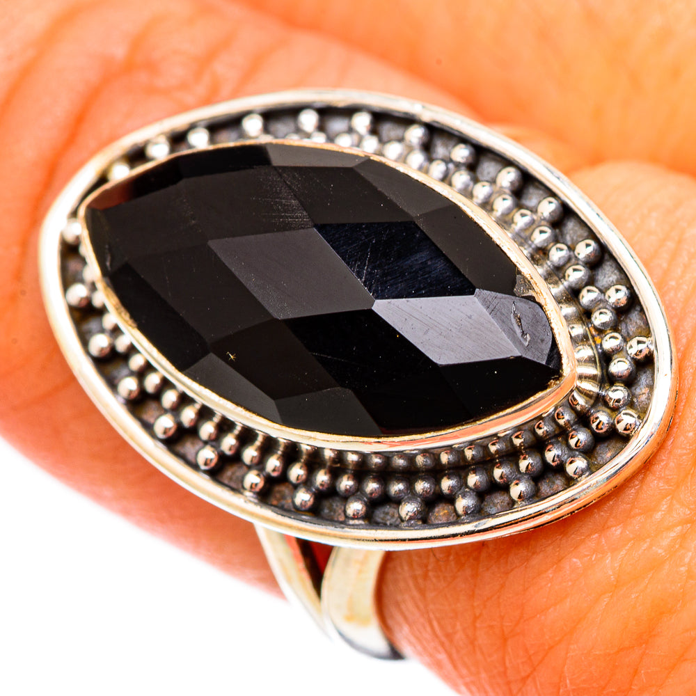 Black Onyx Rings handcrafted by Anasilvercos - RING116961