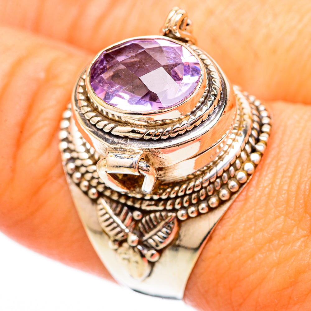 Amethyst Rings handcrafted by Anasilvercos - RING116989