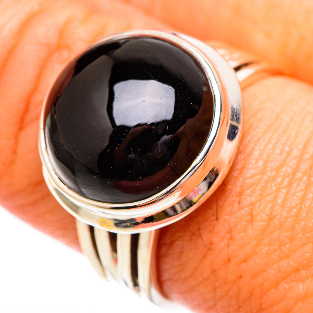 Black Onyx Rings handcrafted by Anasilvercos - RING116994