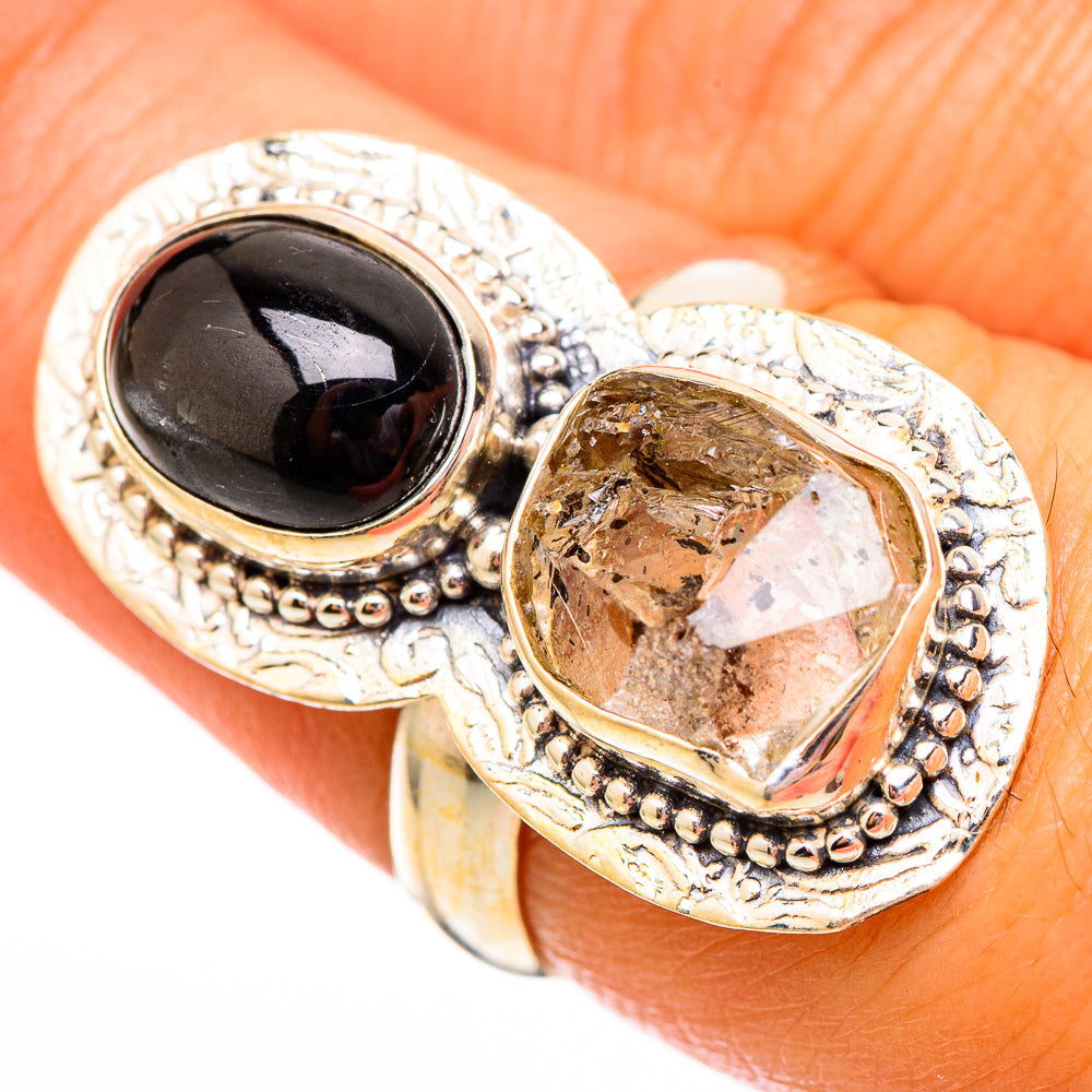 Herkimer Diamond Rings handcrafted by Anasilvercos - RING116995
