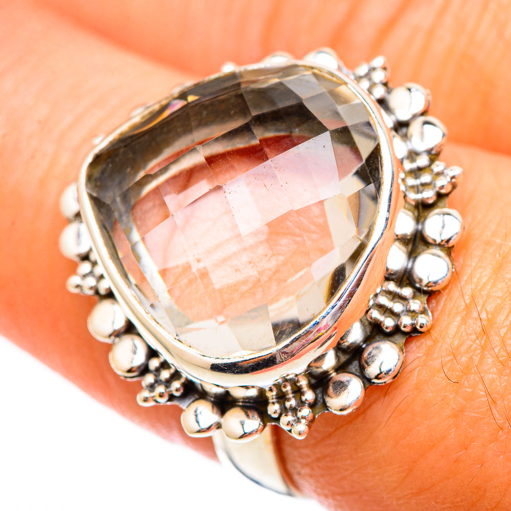 White Quartz Rings handcrafted by Anasilvercos - RING116999