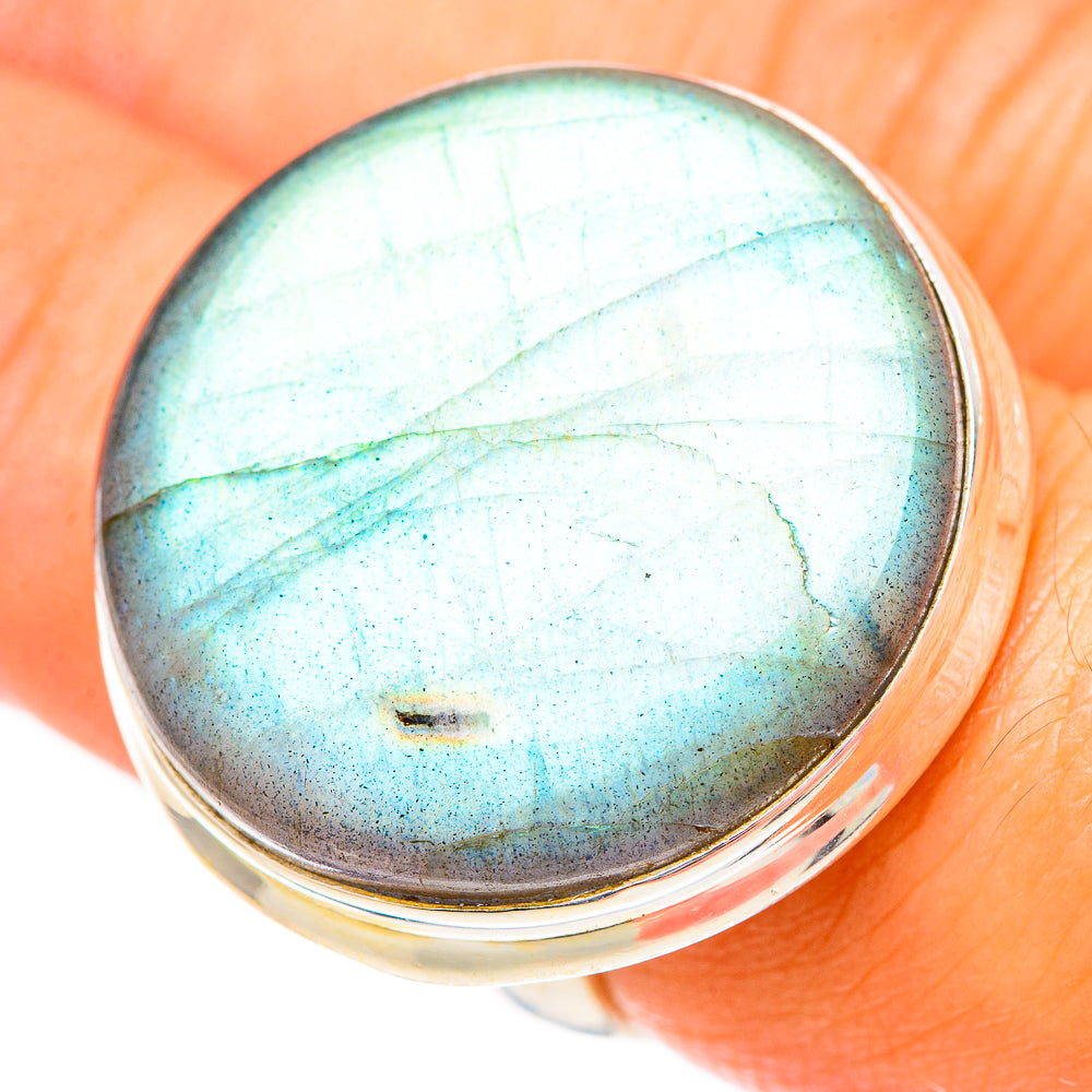 Labradorite Rings handcrafted by Anasilvercos - RING117019