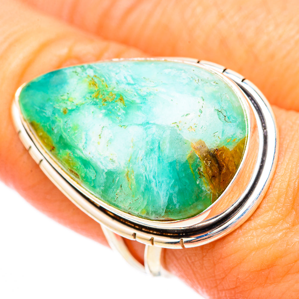 Peruvian Opal Rings handcrafted by Anasilvercos - RING117020