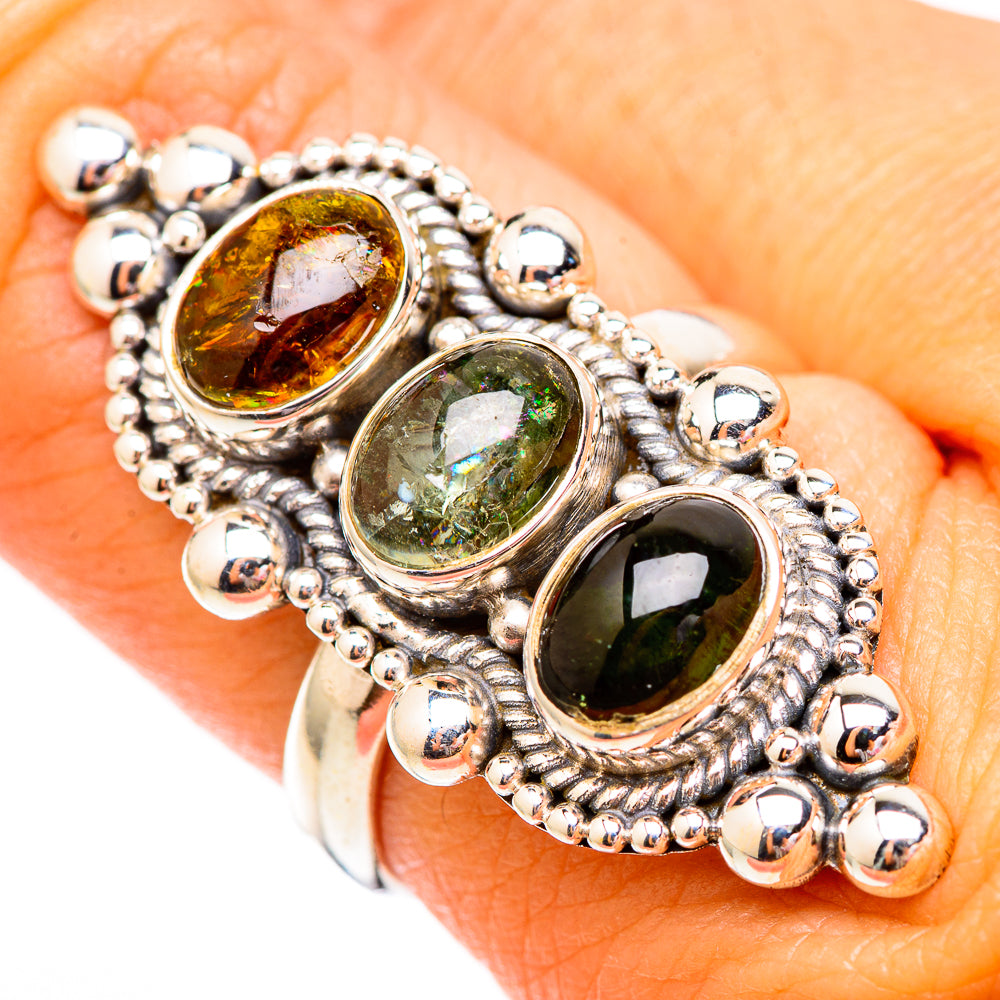 Tourmaline Rings handcrafted by Anasilvercos - RING117036
