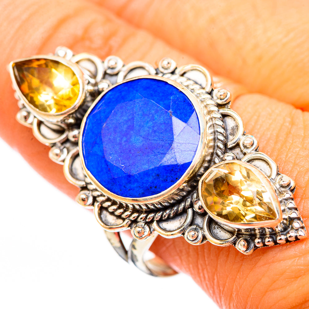 Lapis Lazuli Rings handcrafted by Anasilvercos - RING117051