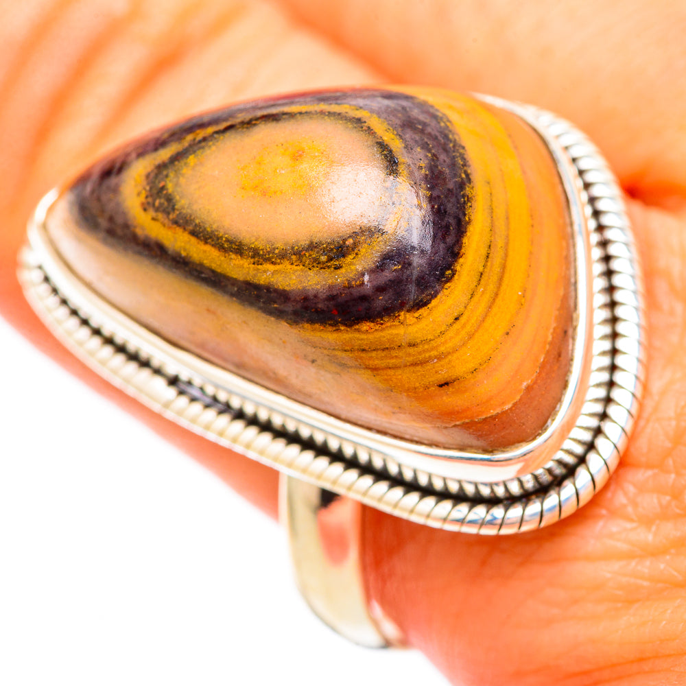 Bumble Bee Jasper Rings handcrafted by Anasilvercos - RING117057