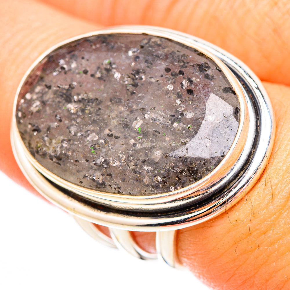 Tourmalinated Quartz Rings handcrafted by Anasilvercos - RING117061