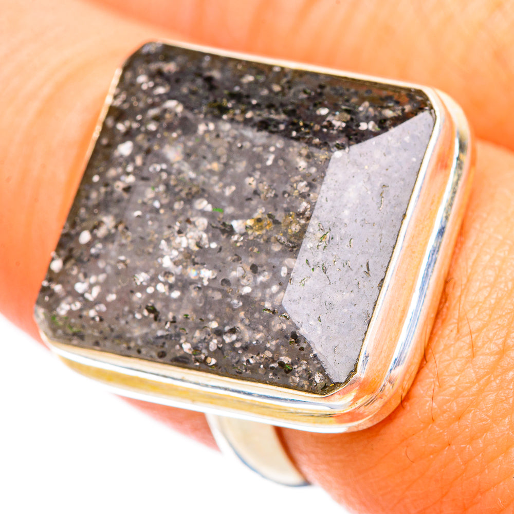 Tourmalinated Quartz Rings handcrafted by Anasilvercos - RING117062