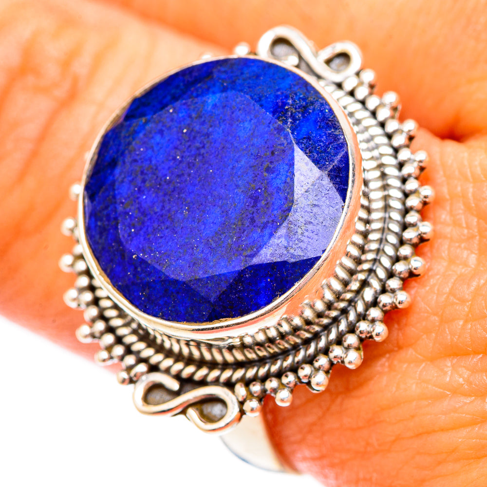 Lapis Lazuli Rings handcrafted by Anasilvercos - RING117078