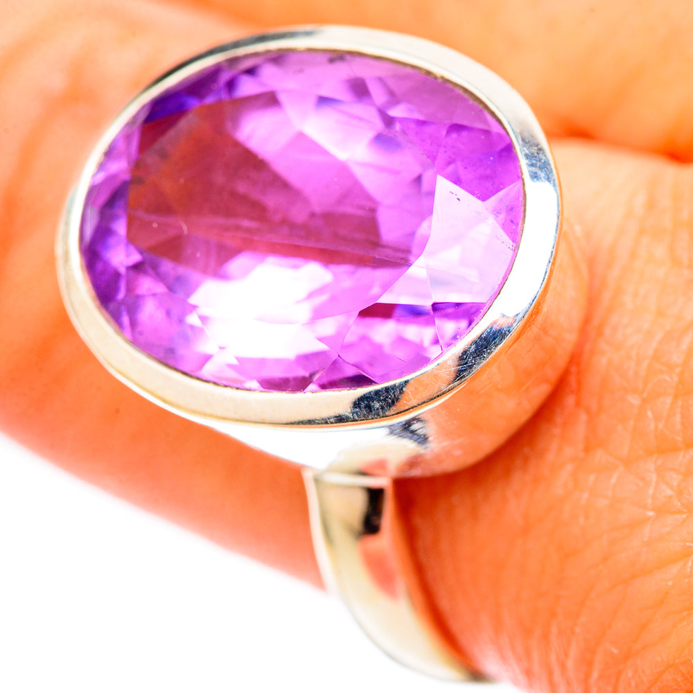 Amethyst Rings handcrafted by Anasilvercos - RING117117