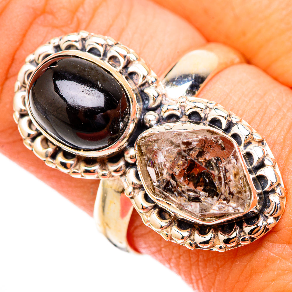 Herkimer Diamond Rings handcrafted by Anasilvercos - RING117122