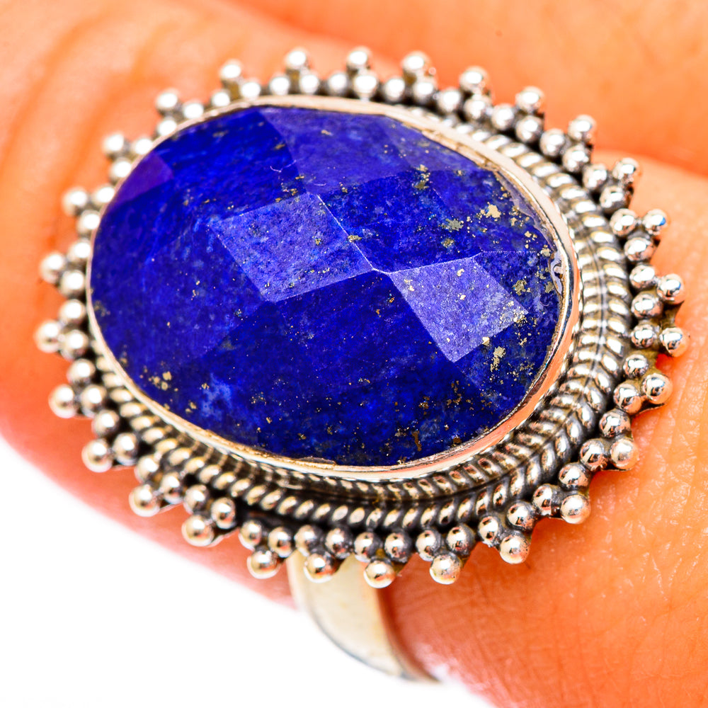 Lapis Lazuli Rings handcrafted by Anasilvercos - RING117132
