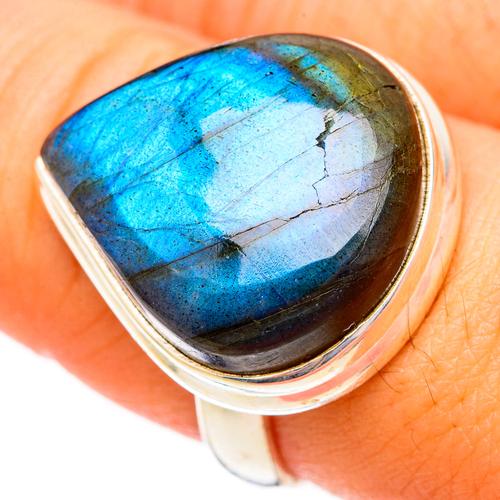 Labradorite Rings handcrafted by Anasilvercos - RING117137