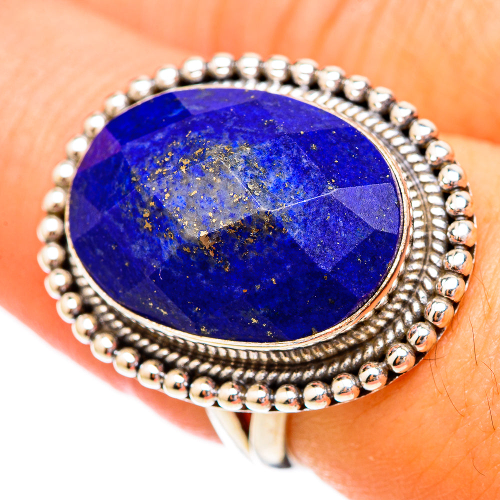 Lapis Lazuli Rings handcrafted by Anasilvercos - RING117161