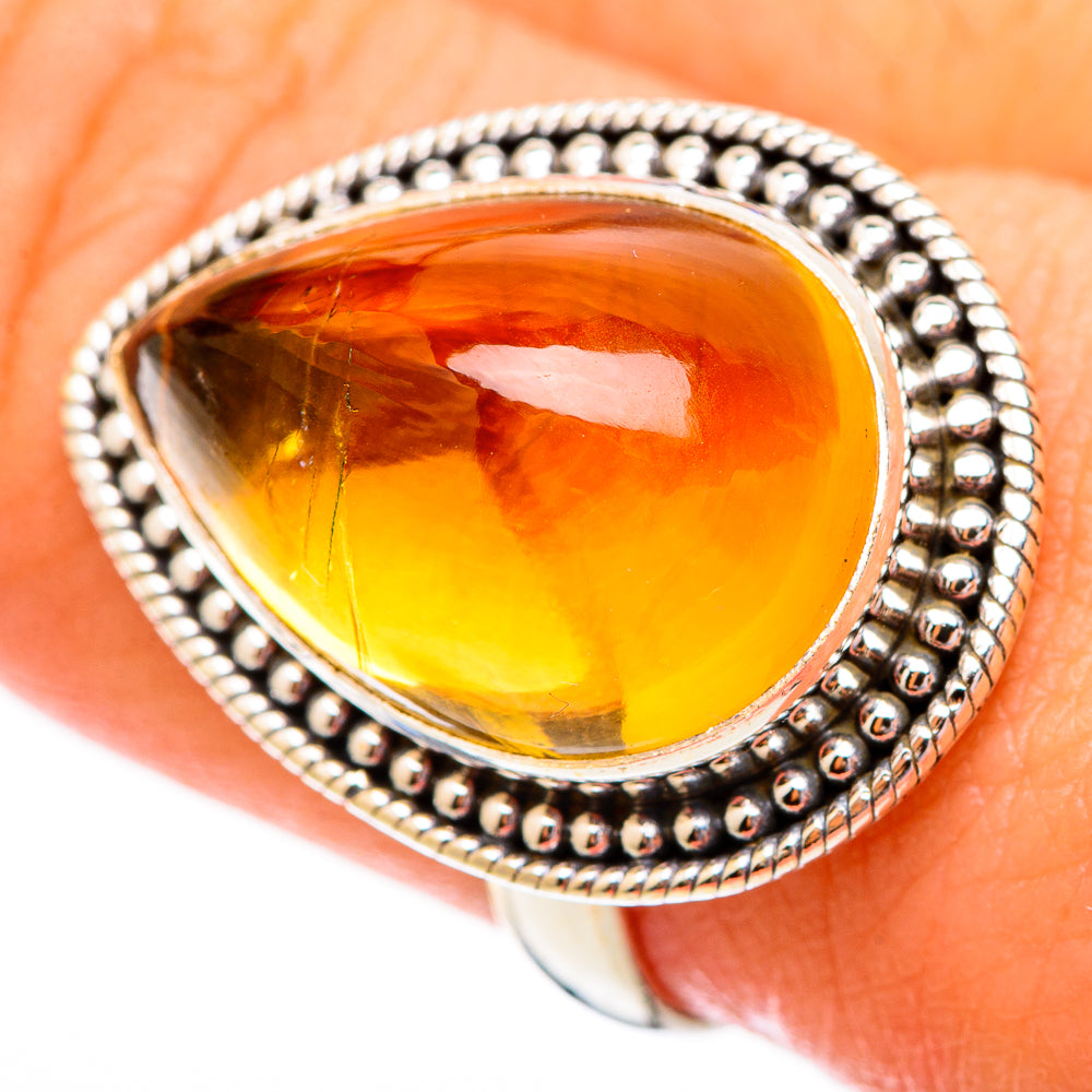 Citrine Rings handcrafted by Anasilvercos - RING117169