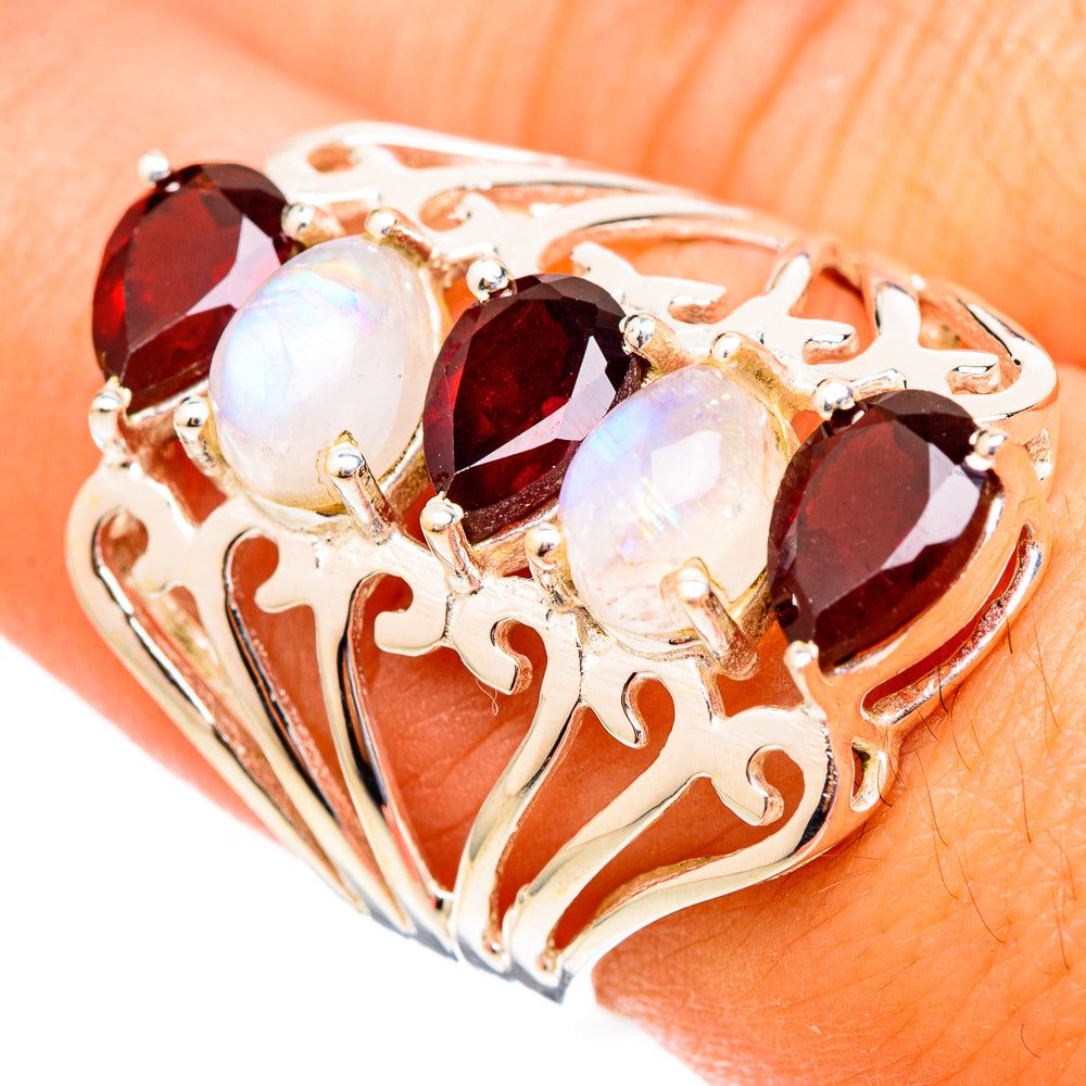 Garnet Rings handcrafted by Anasilvercos - RING117171