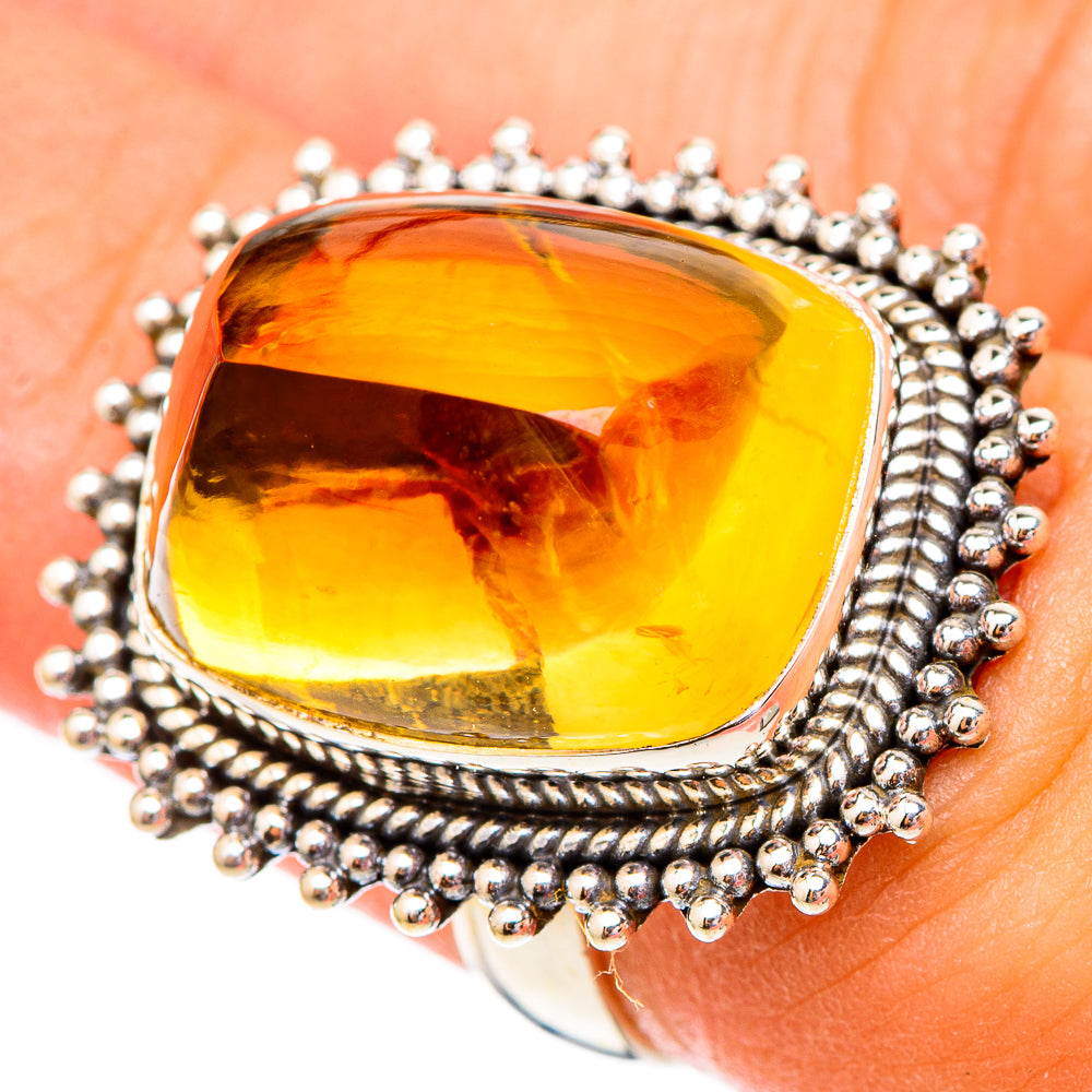 Citrine Rings handcrafted by Anasilvercos - RING117184