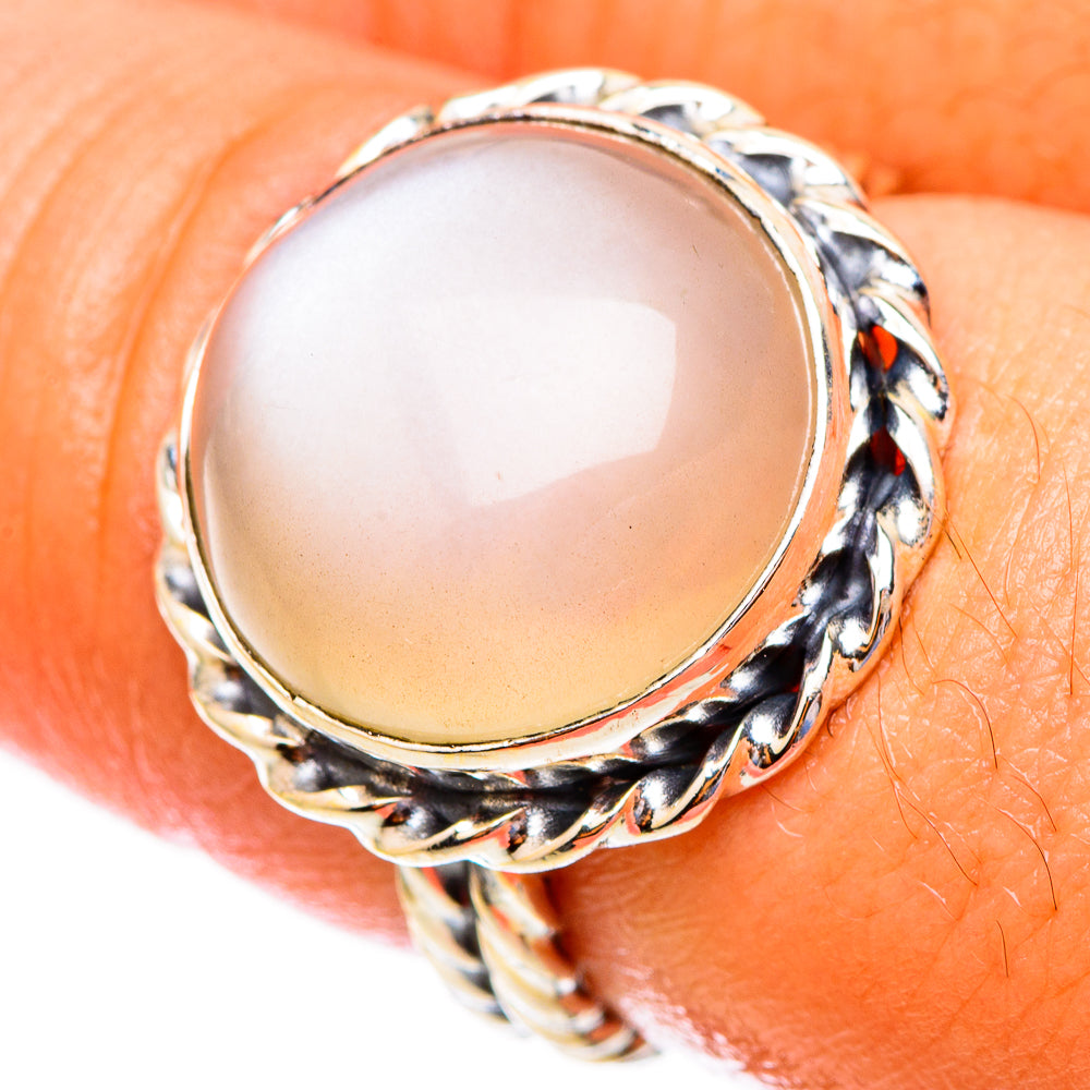 Moonstone Rings handcrafted by Anasilvercos - RING117195