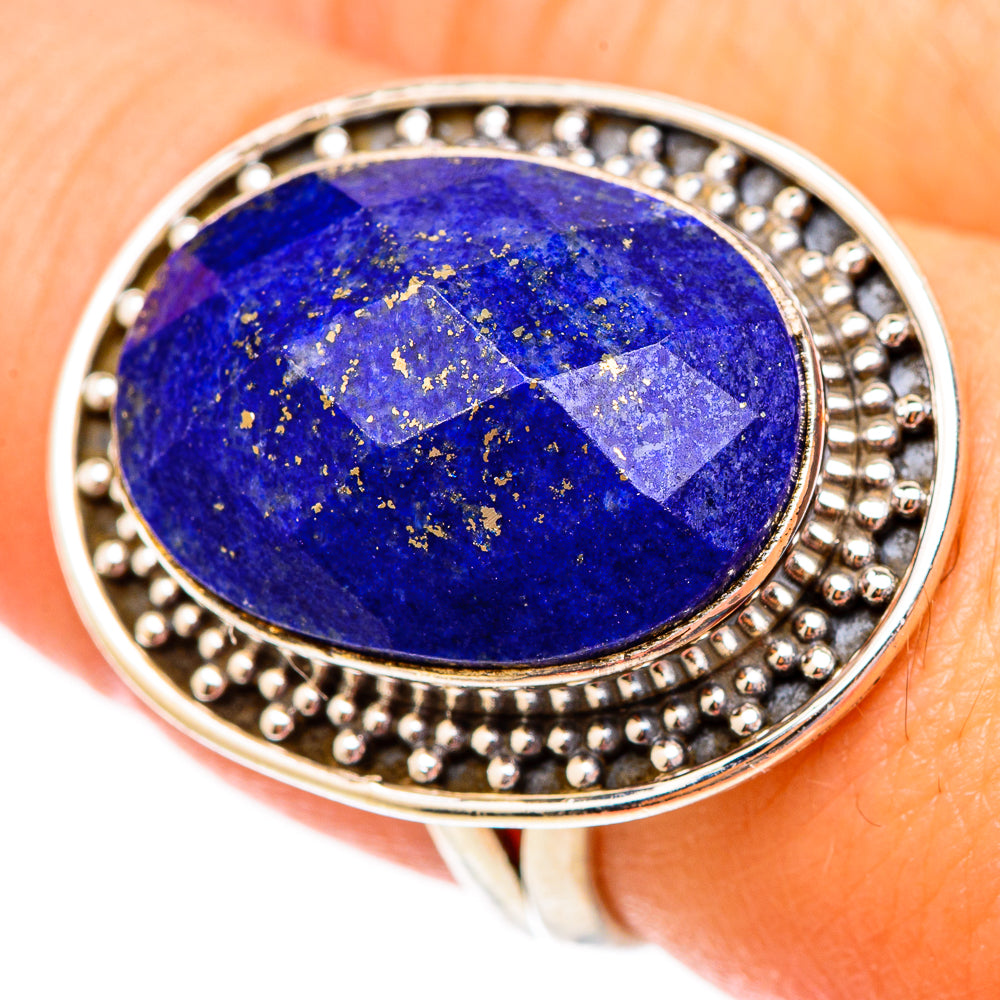 Lapis Lazuli Rings handcrafted by Anasilvercos - RING117205