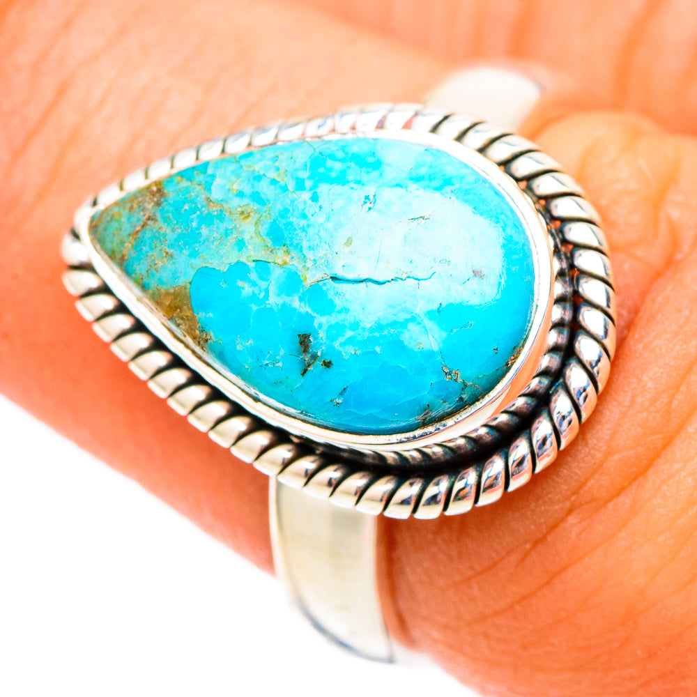 Chrysocolla Rings handcrafted by Anasilvercos - RING117206