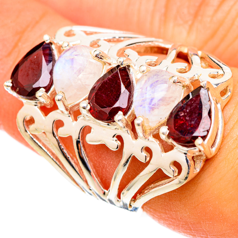 Garnet Rings handcrafted by Anasilvercos - RING117212