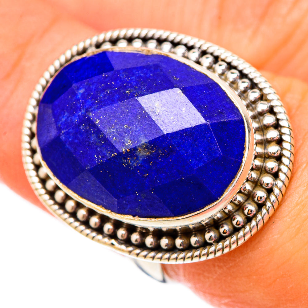 Lapis Lazuli Rings handcrafted by Anasilvercos - RING117232
