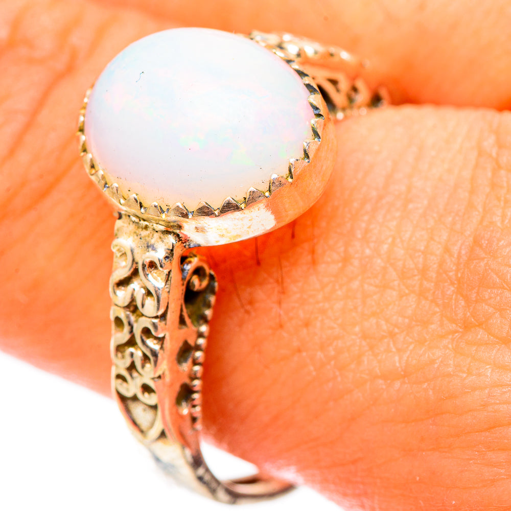 Ethiopian Opal Rings handcrafted by Anasilvercos - RING117255