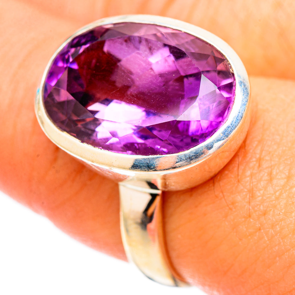 Amethyst Rings handcrafted by Anasilvercos - RING117297